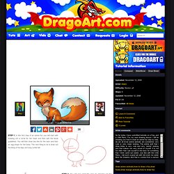 How to Draw an Anime Fox, Step by Step, anime animals, Anime, Draw Japanese Anime, Draw Manga, FREE Online Drawing Tutorial, Added by Dawn, November 12, 2008, 2:43:44 am