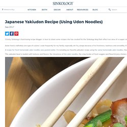 Japanese Yakiudon Recipe (Using Udon Noodles) - Sinkology