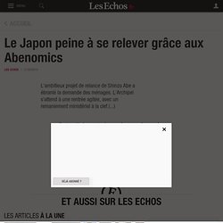 Le Japon peine à se relever grâce aux Abenomics, Asie - Pacifique