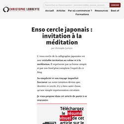 ▷ ENSO cercle japonais : une invitation à la méditation