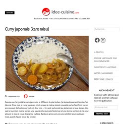Curry japonais : recette de kare raisu maison sans tablette de roux