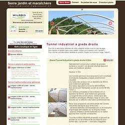 Serre de jardin: vente en ligne materiel tunnel industriel a pieds droits-32_1