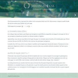 Jardin Zen CSS : La beauté de la conception CSS