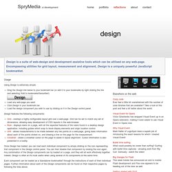 Design Bookmarklet