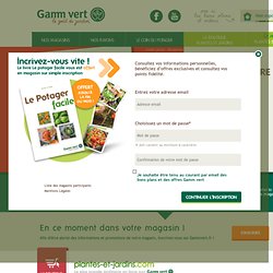 Jardinerie GammVert : jardin, potager, animaux