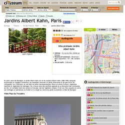 Jardins Albert Kahn à Paris