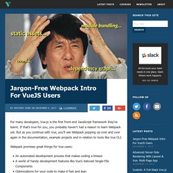 Jargon-Free Webpack Intro For VueJS Users