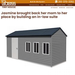 Jasmine brought back her mom to her place by building an in-law suite – Boss Tiny House