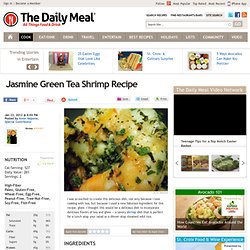 Jasmine Green Tea Shrimp Recipe