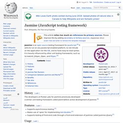 Jasmine (JavaScript testing framework)