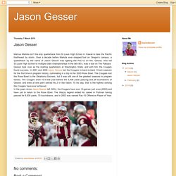 Jason Gesser: Jason Gesser