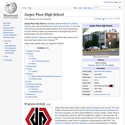 Jasper Place Composite High School