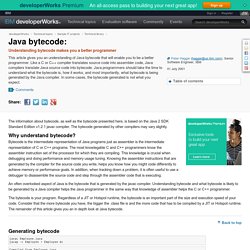 Java bytecode: