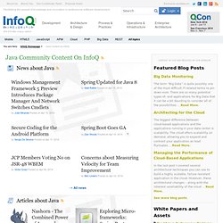 Java Community Content on InfoQ