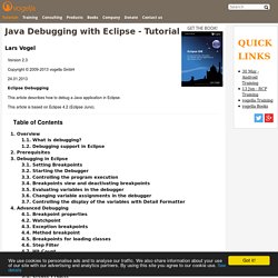 Java Debugging with Eclipse