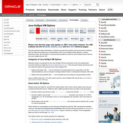 Java HotSpot VM Options