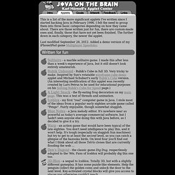 Java on the Brain