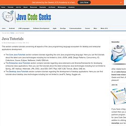 Java Tutorials