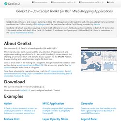 GeoExt 2 — JavaScript Toolkit for Rich Web Mapping Applications