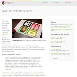 JavaScript Augmented Reality – JavaScript Augmented Reality – Bocoup Web Log