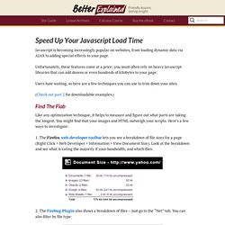 Speed Up Your Javascript Load Time