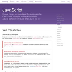 JavaScript · Bootstrap