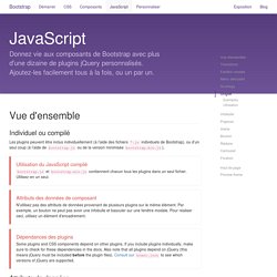 JavaScript · Bootstrap