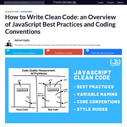 How to Write Clean Code: an Overview of JavaScript Best Practices and Coding Conventions