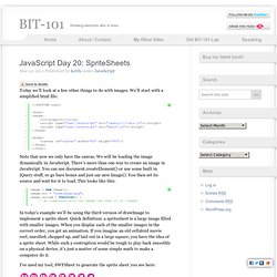 JavaScript Day 20: SpriteSheets