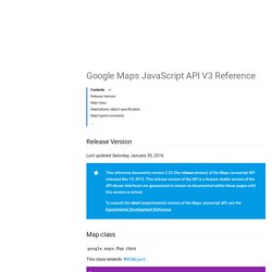 Google Maps JavaScript API V3 Reference  