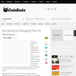 Best JavaScript Debugging Tools for Developers - Code Geekz