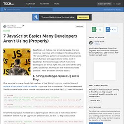 7 JavaScript Basics Many Developers Aren't Using (Properly)