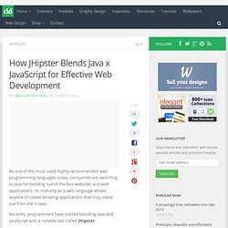 How JHipster Blends Java x JavaScript for Effective Web Development