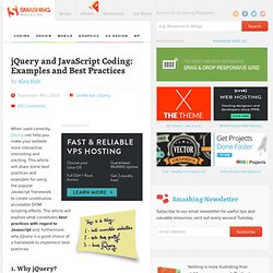 jQuery and JavaScript Coding: Examples and Best Practices