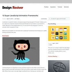 12 Super JavaScript Animation Frameworks
