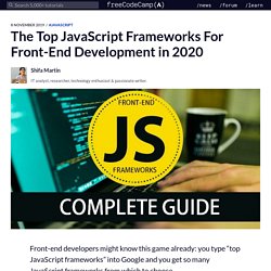 List of Top JavaScript Frameworks 2020 For Front-End Developers