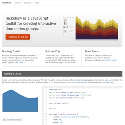 Rickshaw: A JavaScript toolkit for creating interactive time-series graphs