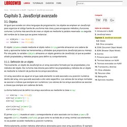 Capítulo 3. JavaScript avanzado (Introducción a AJAX)