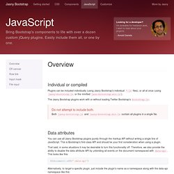 JavaScript · Jasny Bootstrap