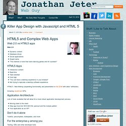 Jonathan Jeter - UI Expert & Front-End Web Developer