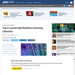 Top 5 JavaScript Machine Learning Libraries