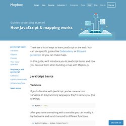 How JavaScript & mapping works