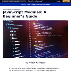 JavaScript Modules: A Beginner’s Guide