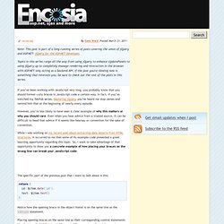 In JavaScript, curly brace placement matters: An example » Encosia