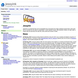 jessyink - A JavaScript that turns a layered Inkscape SVG image into a presentation.