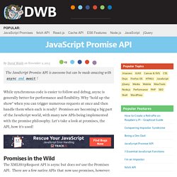 JavaScript Promises