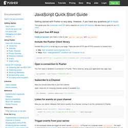 JavaScript Quick Start