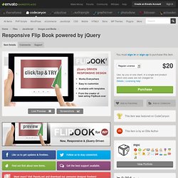 Responsive Flip Book powered by jQuery
