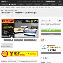 Parallax Slider - Responsive jQuery Plugin