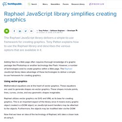 Raphael JavaScript library simplifies creating graphics
